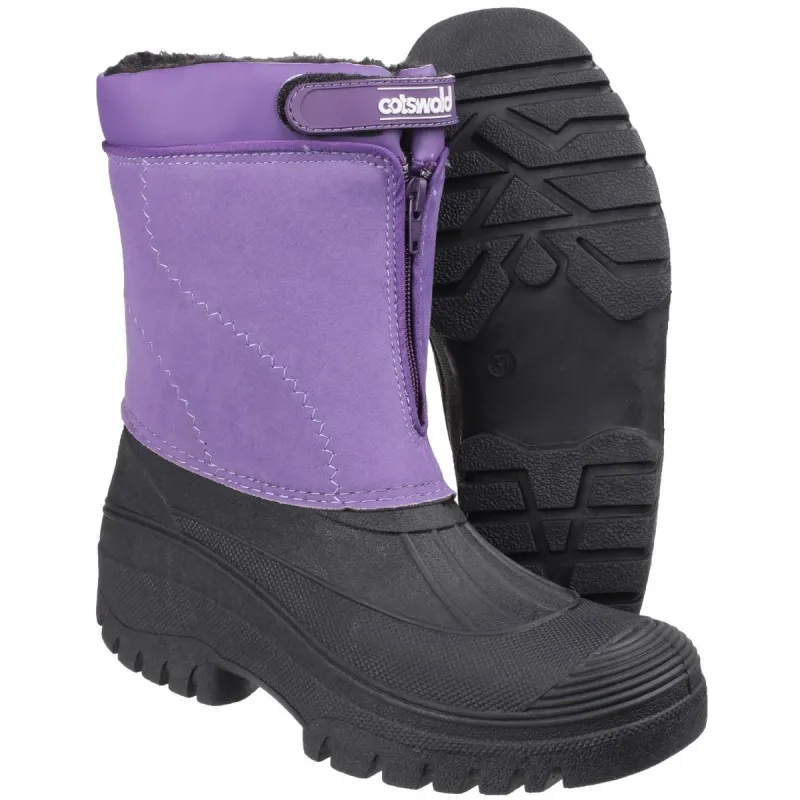 Cotswold Venture Waterproof Winter Boot Purple - Image 2