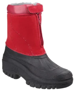 Cotswold Venture Waterproof Winter Boot Red