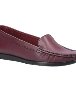 Fleet & Foster Tiggy Slip On Loafer Wine