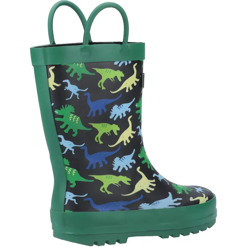 Cotswold Sprinkle Junior Wellington Boot Dinosaur - Image 3