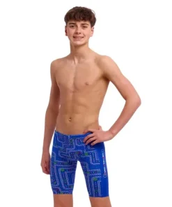 FUNKY TRUNKS BOYS TRAINING JAMMERS MUCH MUNCHIES BLUE