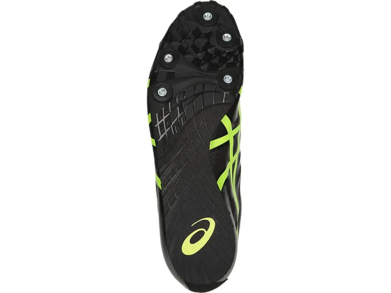 ASICS LONG DISTANCE RUN SPIKE BLACK YELLOW - Image 2