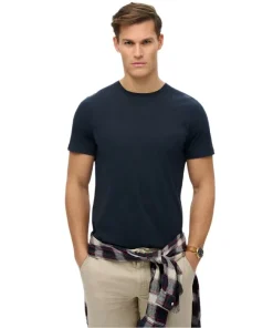 Superdry Mens T-Shirt Classic Essential Eclipse Navy