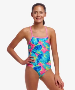 FUNKITA GIRLS STRAPPED IN ONE PIECE SWIMSUIT IM LEAVING