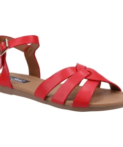 Divaz Antalya Vegan Summer Sandal Red