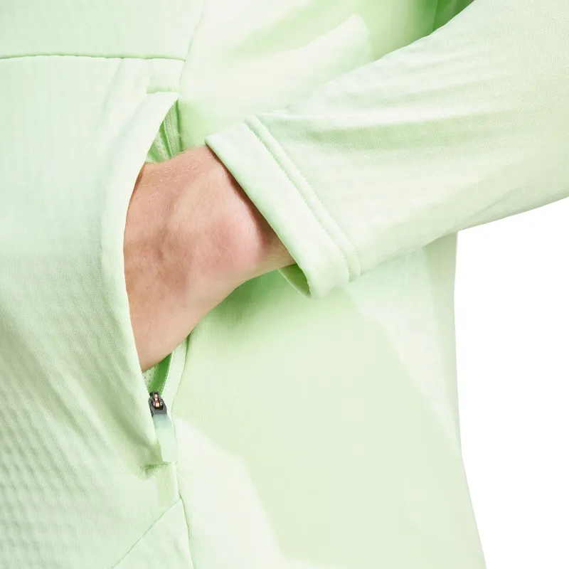 adidas Terrex Multi Light Fleece Mens Running Jacket - Green - Image 3