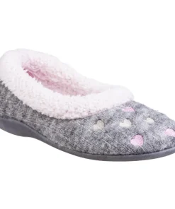 Fleet & Foster Alaska Slip On Slippers Grey