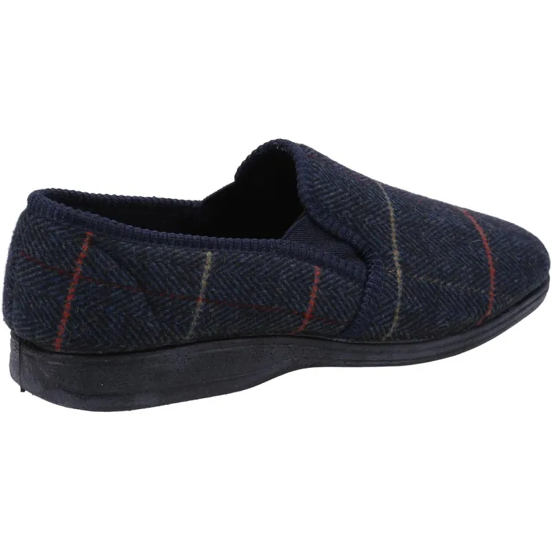 Fleet & Foster Mitchell Slip On Slipper Navy - Image 3