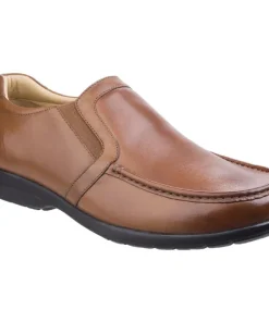 Fleet & Foster Gordon Dual Fit Moccasin Tan