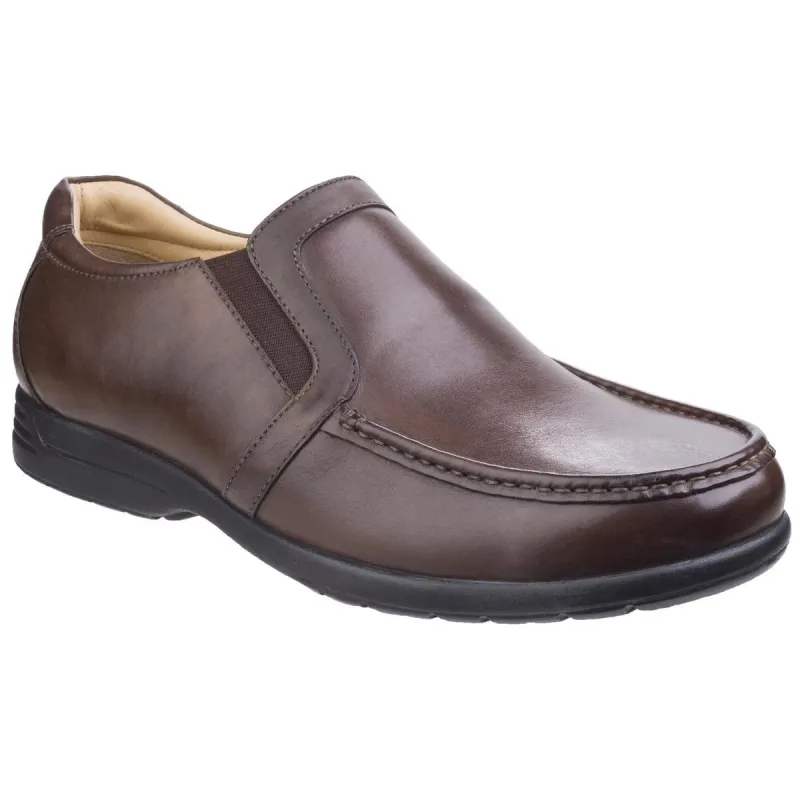 Fleet & Foster Gordon Dual Fit Moccasin Brown