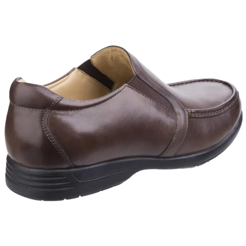 Fleet & Foster Gordon Dual Fit Moccasin Brown - Image 3