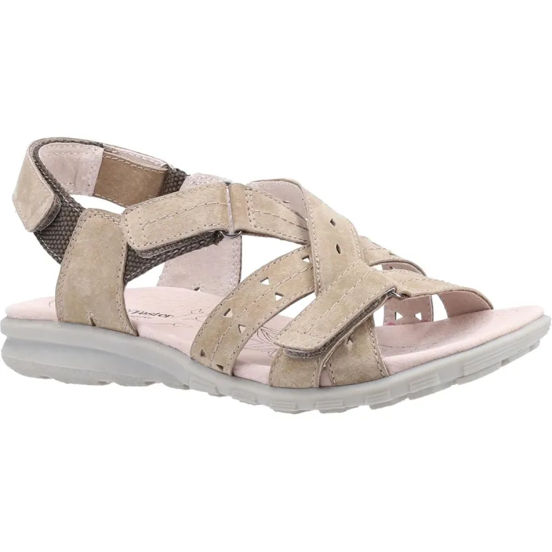 Fleet & Foster Bilbao Leather Summer Sandal Taupe