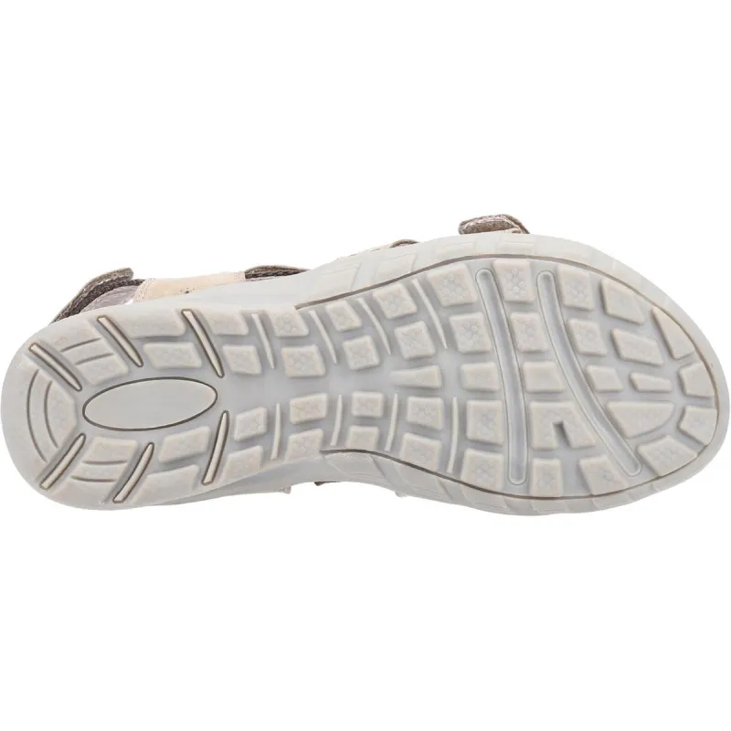 Fleet & Foster Bilbao Leather Summer Sandal Taupe - Image 2