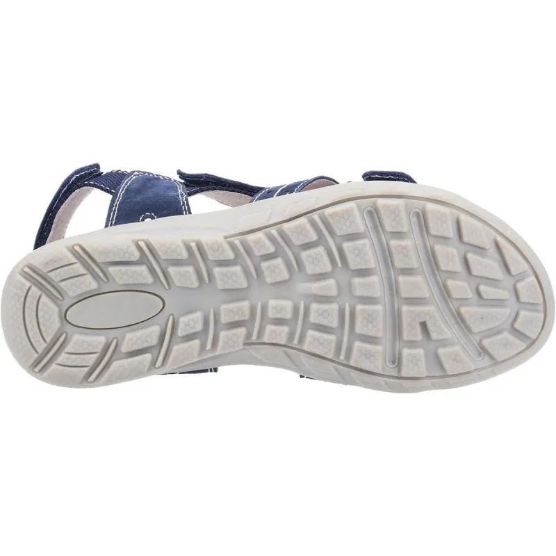 Fleet & Foster Bilbao Leather Summer Sandal Navy - Image 2
