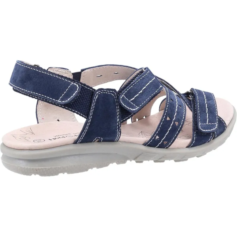 Fleet & Foster Bilbao Leather Summer Sandal Navy - Image 3