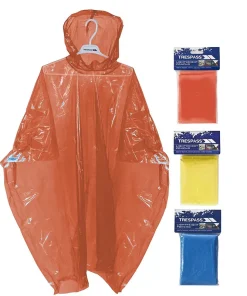 TRESPASS DRYLITE EMERGENCY PONCHO ORANGE