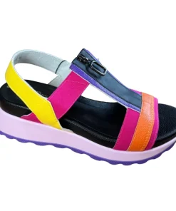 Lloyd & Pryce Womens Sandal Owsiang Neon Vibes