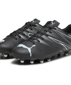 PUMA ATTACANTO FG/AG FOOTBALL BOOTS BLACK/SILVER