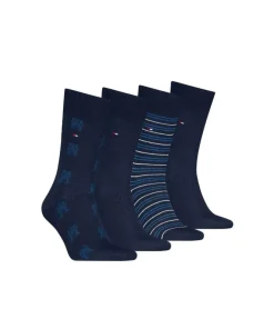 Tommy Hilfiger Mens 4 Pack Socks Navy