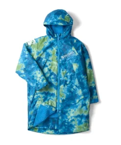 SALTROCK KIDS FOUR SEASON CHANGING DRY ROBE FADER BLUE/GREEN