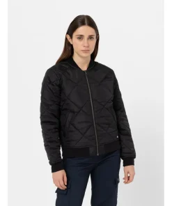 Dickies Quilted Bomber Jacket Black