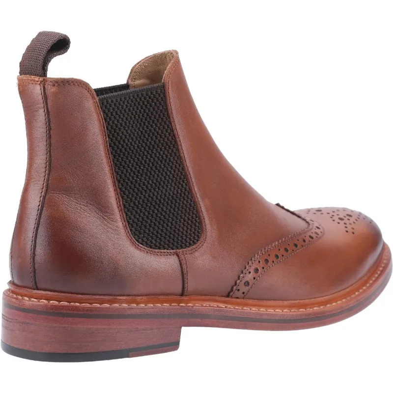 Cotswold Siddington Leather Goodyear Welt Boot Brown - Image 3