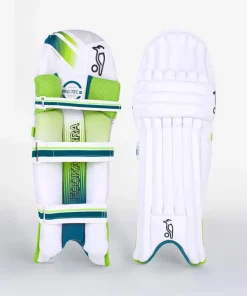 KOOKABURRA KAHUNA 4.1 BATTING PADS WHITE/GREEN