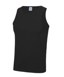 JUST COOL GYM VEST JET BLACK JC007