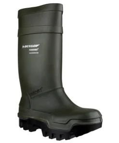 Dunlop Purofort Thermo+ Full Safety Wellington Green