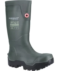 Dunlop FIELDPRO THERMO+ Safety Wellington Green