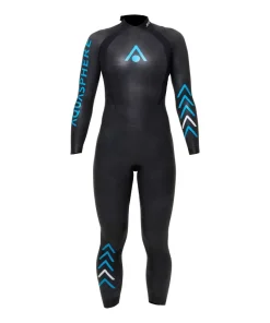 AQUASPHERE WOMENS AQUASKIN FULL SUIT 1.5MM BLACK/BLUE