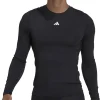adidas Tech Fit Long Sleeve Mens Training Top - Black