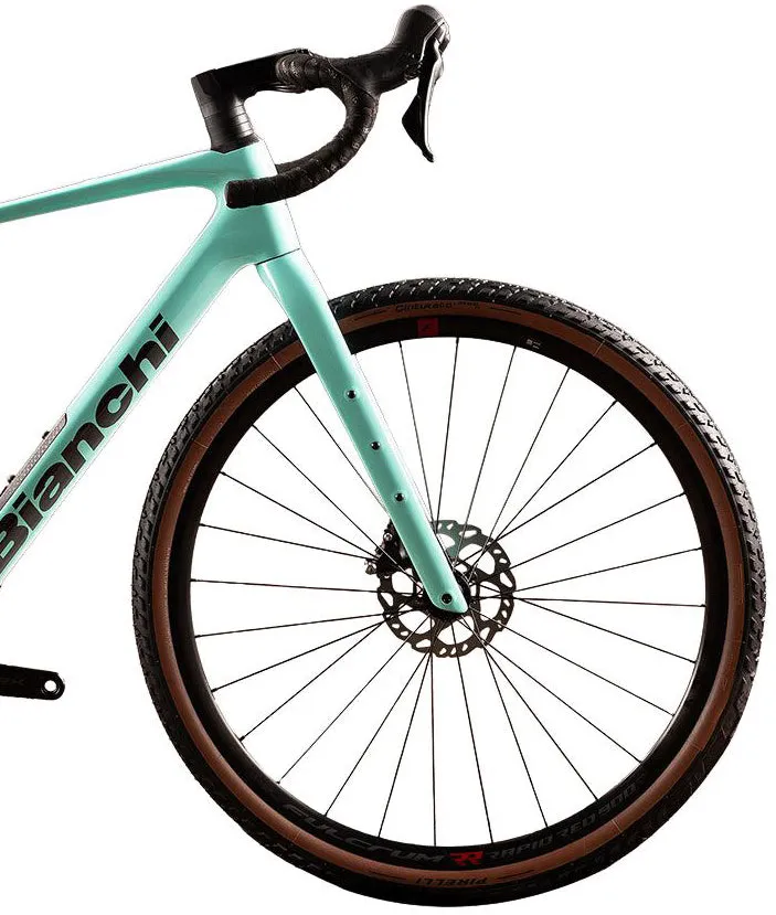 Bianchi Arcadex Comp GRX610 Carbon Gravel Bike 2026 - Celeste - Image 3