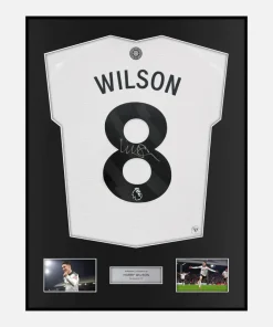 Framed Harry Wilson Signed Fulham Shirt 2024-25 Home [Classic]