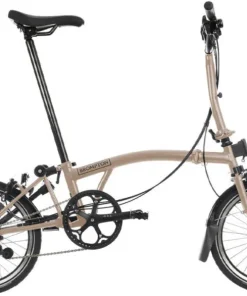 Brompton C Line 12-Speed Folding Bike - Dune Sand