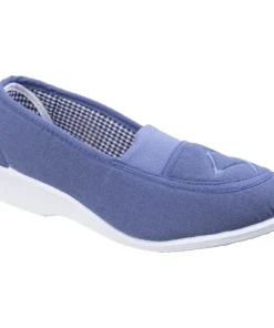 Mirak Malt Slip on Canvas Shoe Navy