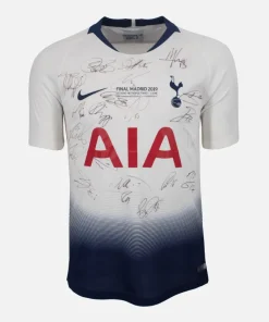 Squad Signed Tottenham Hotspur Shirt 2019 CL Final [20 Autographs]
