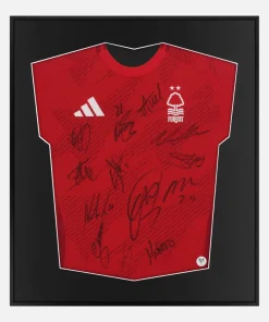 Framed Nottingham Forest Signed Shirt, 2024-25 Squad [Lite]