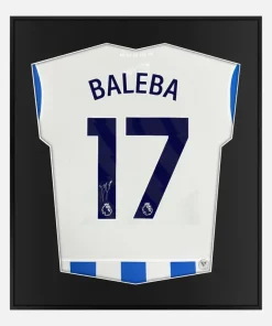 Framed Baleba Signed Shirt, Brighton & Hove Albion [Lite]