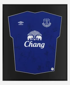 Framed Everton Signed Shirt, 2016-17 Squad Home [Lite]