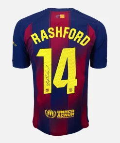Marcus Rashford Signed Barcelona Shirt 2025-26 Home [14]