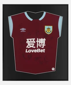 Framed Burnley Signed Shirt, 2019-20 Squad [Lite]