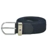 PURE GOLF PAIGE WOVEN STRETCH BELT BLACK