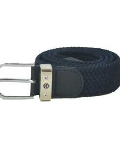 PURE GOLF PAIGE WOVEN STRETCH BELT BLACK