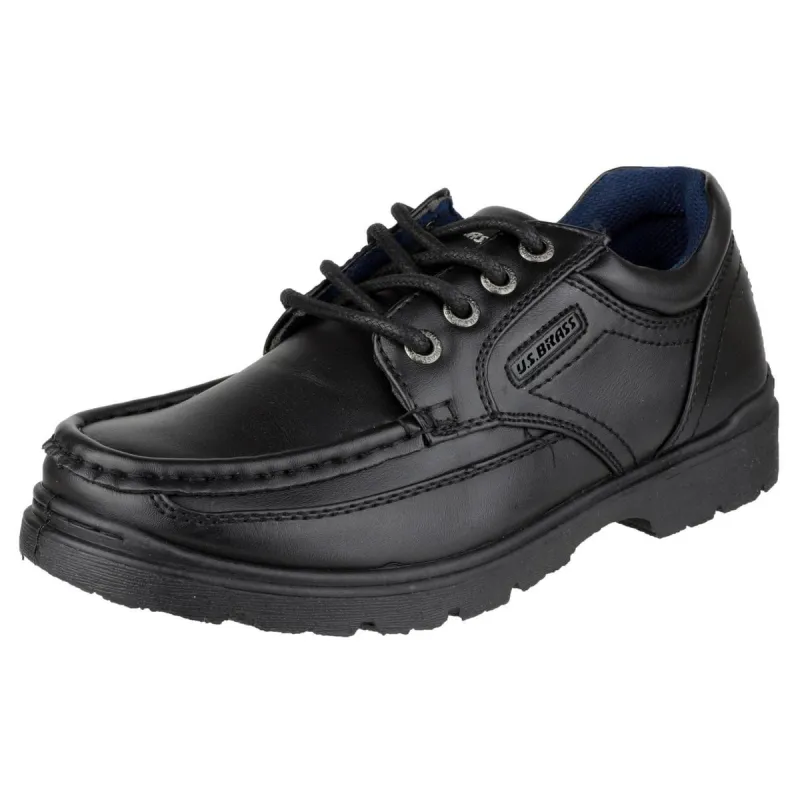 Miscellaneous Other Stubby 2 Boys Back to School Lace Up Shoe Black - Image 3