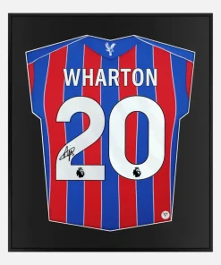 Framed Wharton Signed Shirt, Crystal Palace Home [Lite]