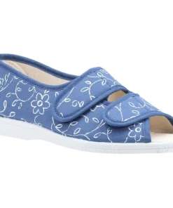 Mirak Molly Canvas Sandal Blue