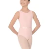 ROCH VALLEY COTTON JUNE SLEEVELESS EXAM LEOTARD PALE PINK