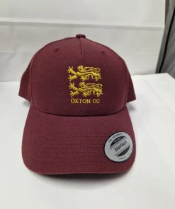 OXTON CRICKET CLUB CLASSIC ADJUSTABLE CAP MAROON