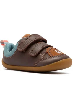 Clarks Boys Pre Walker Roamer Eden T Chestnut